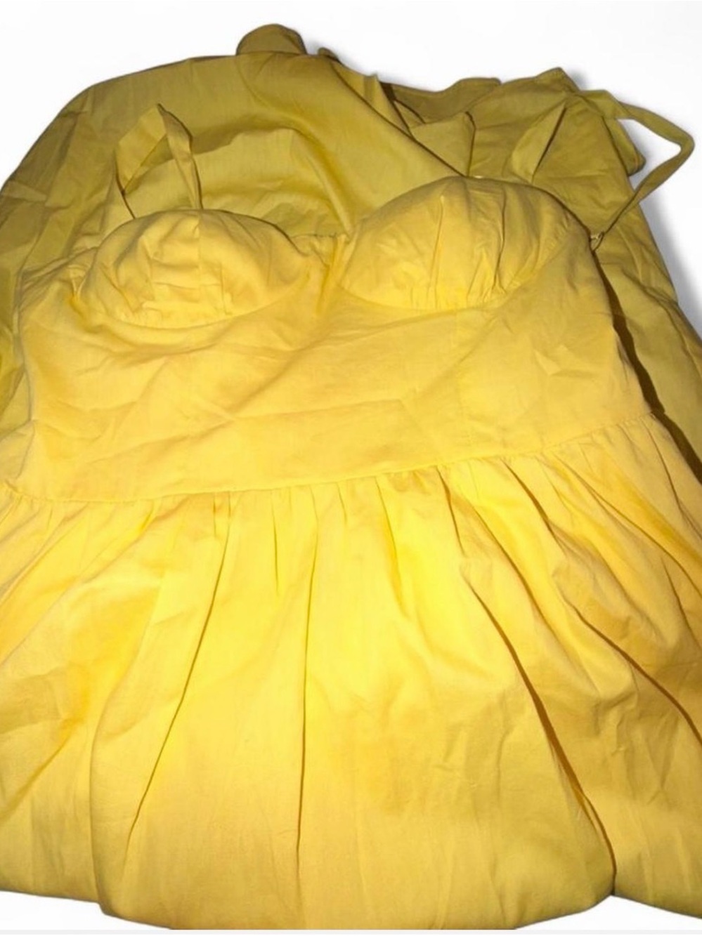 Yellow Sundress with Sweetheart Bust